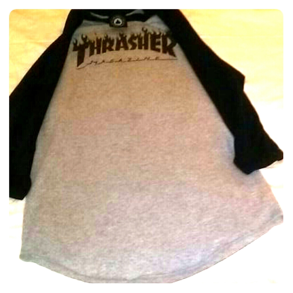 Thrasher Magazine baseball shirt